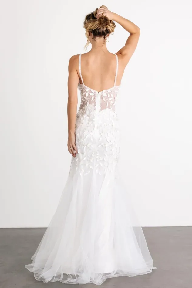 Baltic Born Bridal Women Precious Embroidered Bridal Gown Off White Baltic Born Bridal Women Precious Embroidered Bridal Gown Off White