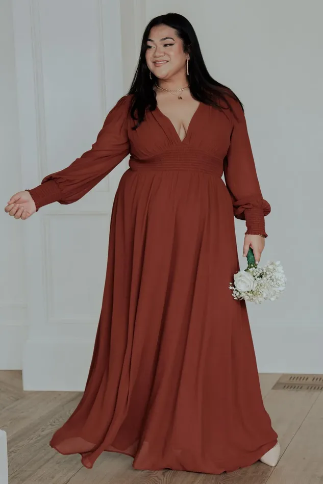 Baltic Born Bump Friendly Women Olivia Maxi Dress Cinnamon