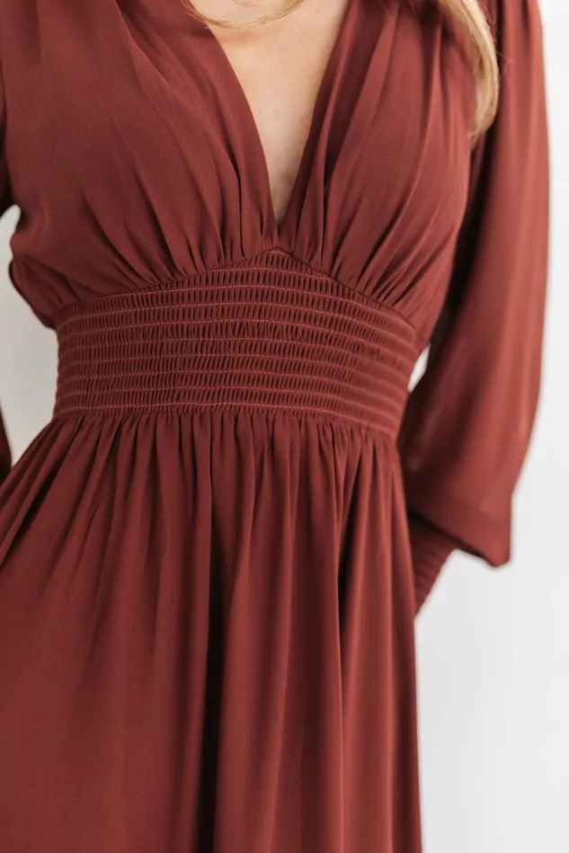 Baltic Born Bump Friendly Women Olivia Maxi Dress Cinnamon