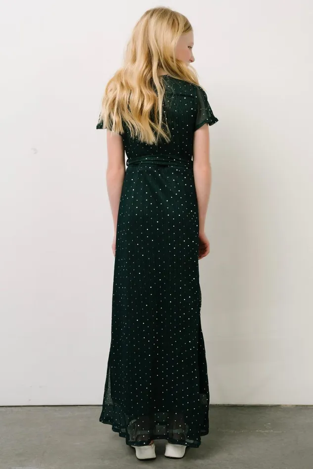 Baltic Born Embellished Sequin Women Youth Grace Sparkle Gown Emerald Baltic Born Embellished Sequin Women Youth Grace Sparkle Gown Emerald