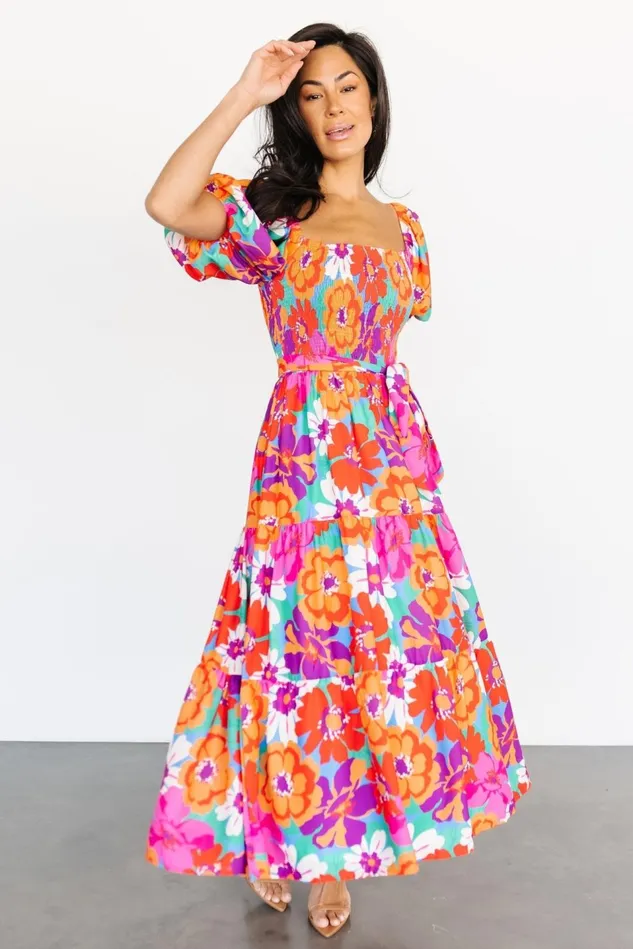 Baltic Born Maxi Dresses Women Mazatlan Maxi Dress Multi Floral Baltic Born Maxi Dresses Women Mazatlan Maxi Dress Multi Floral