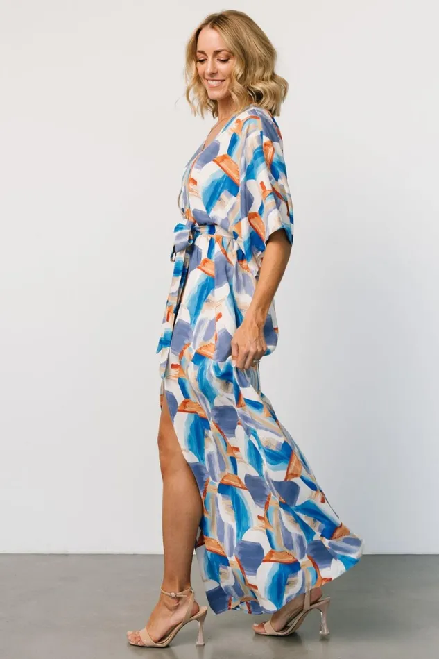 Baltic Born Maxi Dresses Women Morgan Maxi Dress Blue Print Baltic Born Maxi Dresses Women Morgan Maxi Dress Blue Print