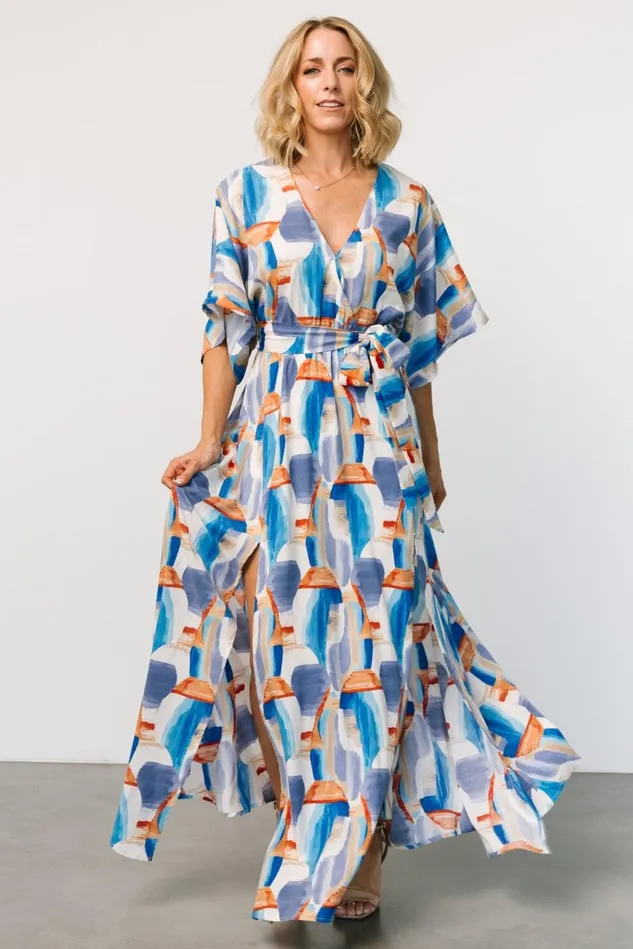 Baltic Born Maxi Dresses Women Morgan Maxi Dress Blue Print Baltic Born Maxi Dresses Women Morgan Maxi Dress Blue Print