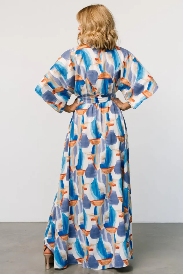 Baltic Born Maxi Dresses Women Morgan Maxi Dress Blue Print Baltic Born Maxi Dresses Women Morgan Maxi Dress Blue Print