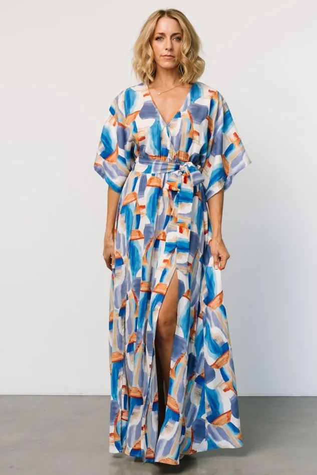 Baltic Born Maxi Dresses Women Morgan Maxi Dress Blue Print Baltic Born Maxi Dresses Women Morgan Maxi Dress Blue Print