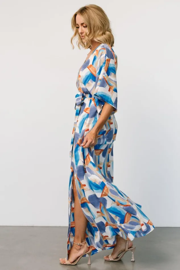 Baltic Born Maxi Dresses Women Morgan Maxi Dress Blue Print Baltic Born Maxi Dresses Women Morgan Maxi Dress Blue Print