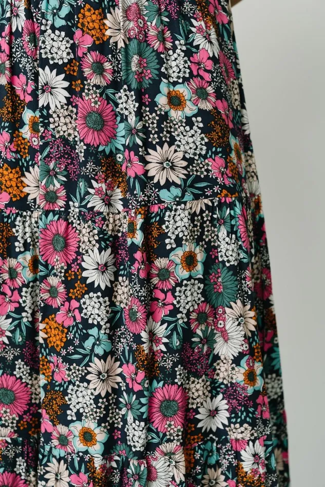 Baltic Born Maxi Dresses Women Reilly Maxi Skirt Navy Flower Print Baltic Born Maxi Dresses Women Reilly Maxi Skirt Navy Flower Print