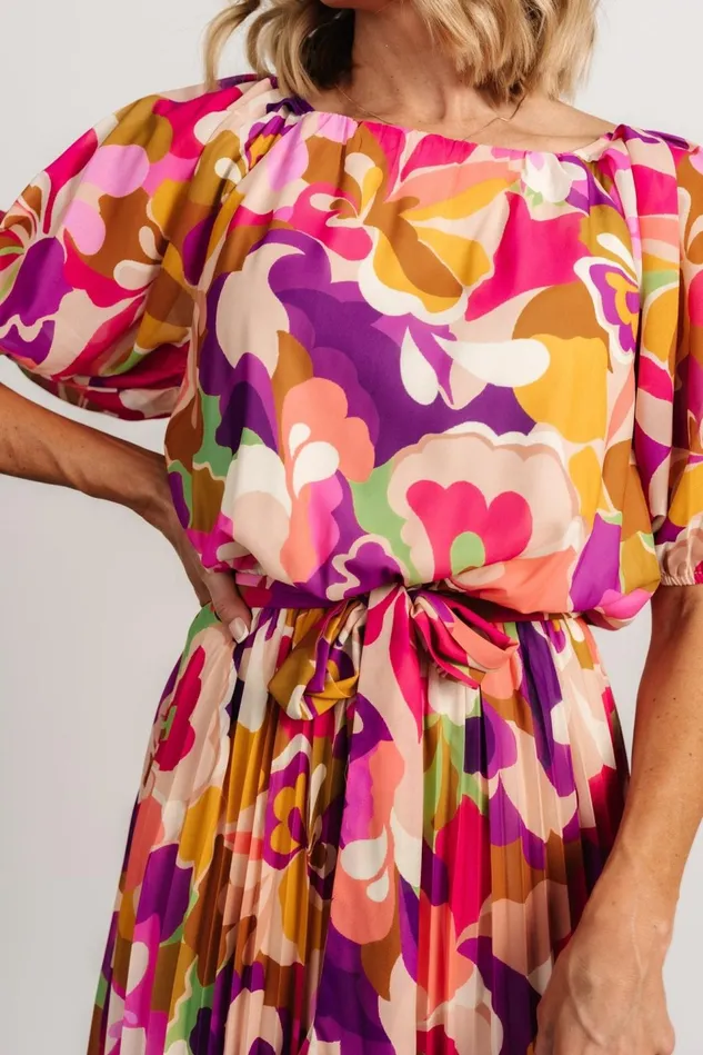 Baltic Born Midi Dresses Women Maven Midi Dress Multi Print Baltic Born Midi Dresses Women Maven Midi Dress Multi Print