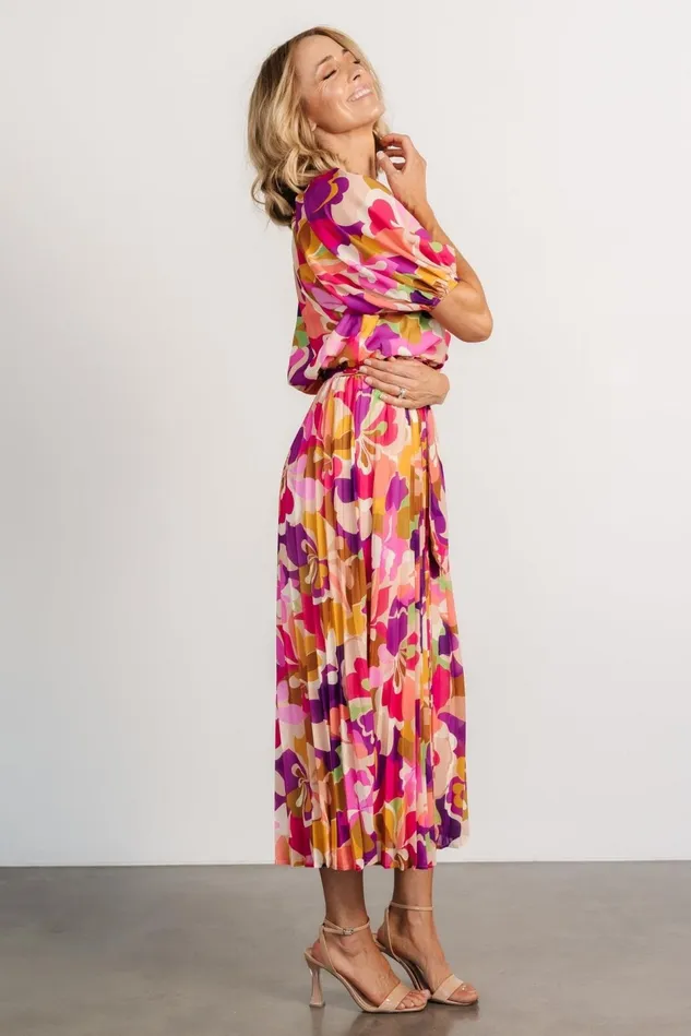 Baltic Born Midi Dresses Women Maven Midi Dress Multi Print Baltic Born Midi Dresses Women Maven Midi Dress Multi Print