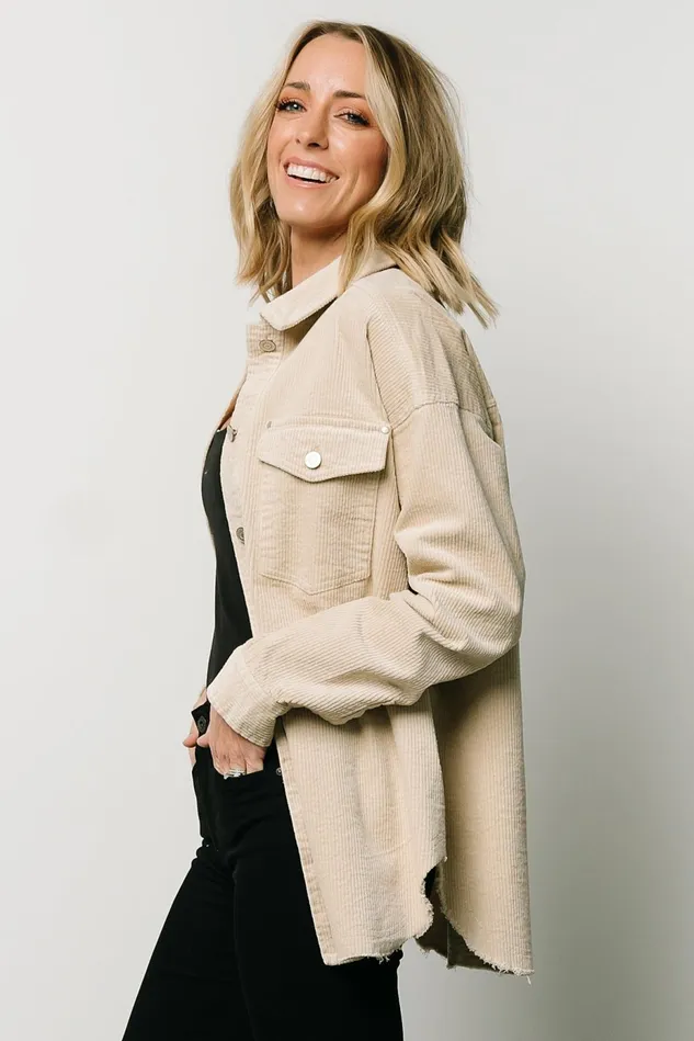Baltic Born Outerwear Women Greeley Corduroy Jacket Sand Baltic Born Outerwear Women Greeley Corduroy Jacket Sand
