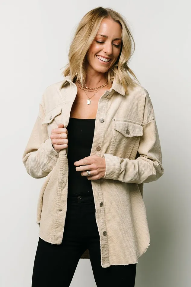 Baltic Born Outerwear Women Greeley Corduroy Jacket Sand Baltic Born Outerwear Women Greeley Corduroy Jacket Sand