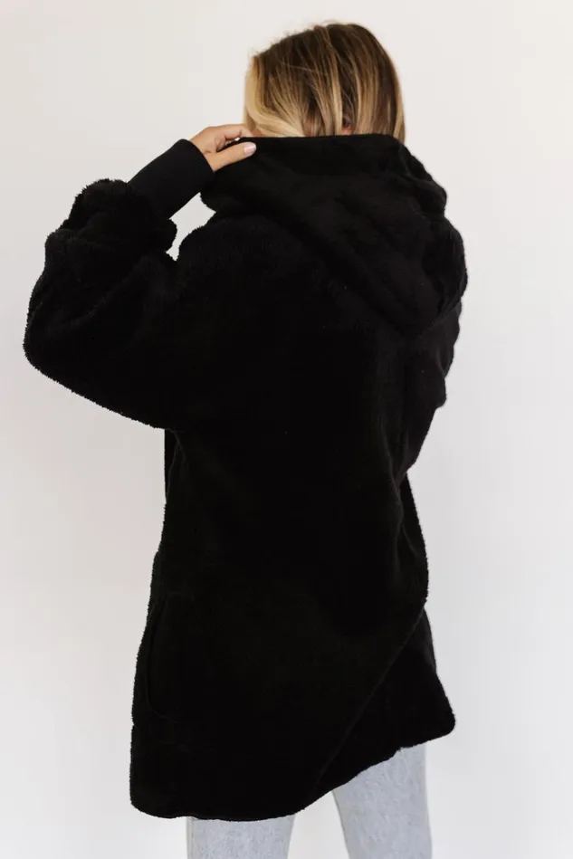 Baltic Born Outerwear Women Melrose Teddy Jacket Black Baltic Born Outerwear Women Melrose Teddy Jacket Black