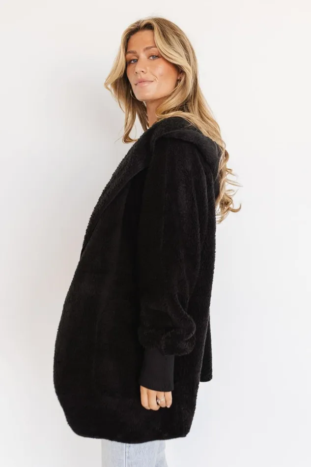 Baltic Born Outerwear Women Melrose Teddy Jacket Black Baltic Born Outerwear Women Melrose Teddy Jacket Black