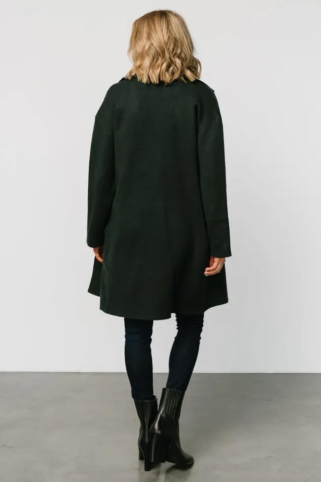 Baltic Born Outerwear Women Roland Long Jacket Dark Green Baltic Born Outerwear Women Roland Long Jacket Dark Green