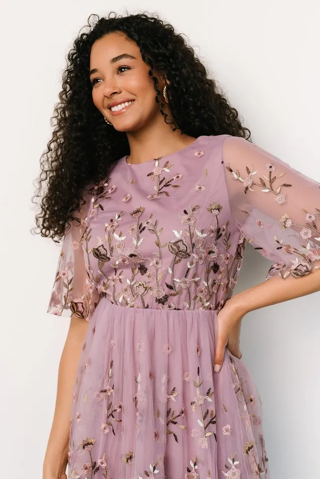 Baltic Born Short Dresses Women Duchess Tulle Dress Lilac Garden Baltic Born Short Dresses Women Duchess Tulle Dress Lilac Garden