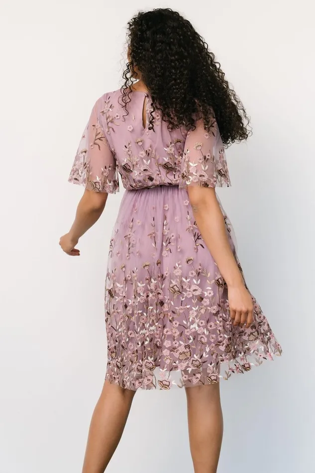 Baltic Born Short Dresses Women Duchess Tulle Dress Lilac Garden Baltic Born Short Dresses Women Duchess Tulle Dress Lilac Garden