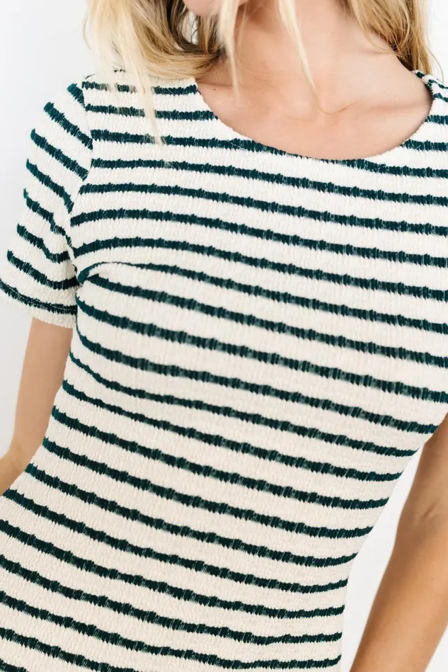 Baltic Born Short Dresses Women Linz Midi Dress Cream Green Baltic Born Short Dresses Women Linz Midi Dress Cream Green