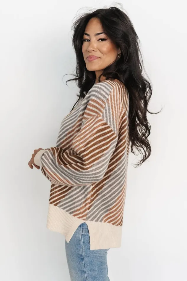Baltic Born Sweaters Women Baldwin Striped Sweater Multi Baltic Born Sweaters Women Baldwin Striped Sweater Multi