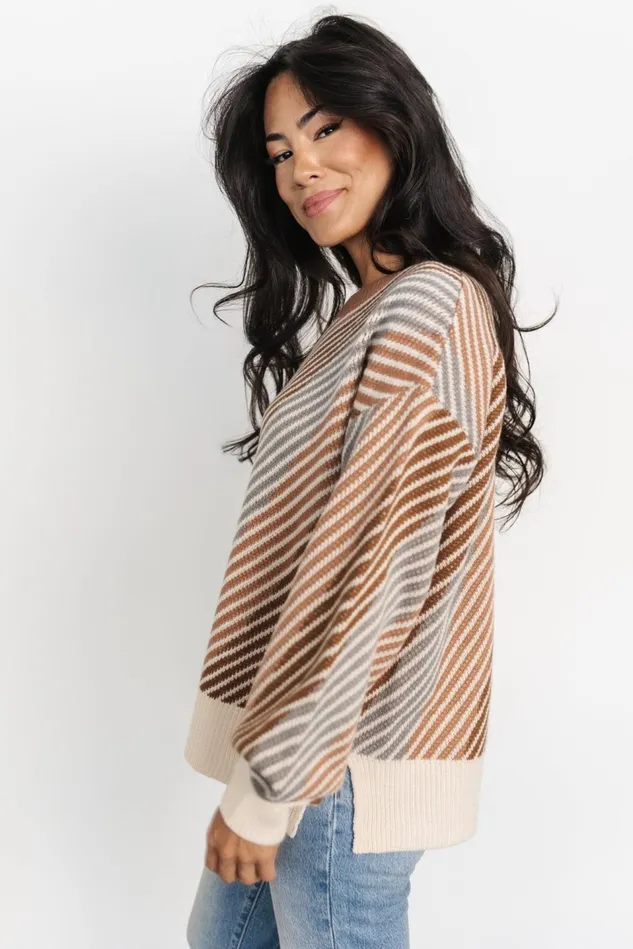 Baltic Born Sweaters Women Baldwin Striped Sweater Multi Baltic Born Sweaters Women Baldwin Striped Sweater Multi