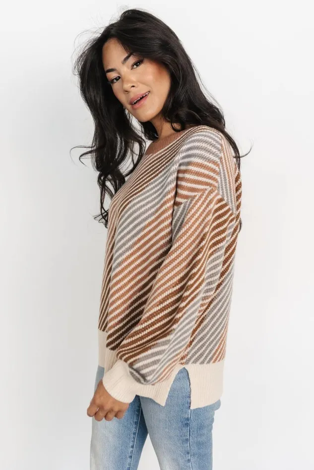 Baltic Born Sweaters Women Baldwin Striped Sweater Multi Baltic Born Sweaters Women Baldwin Striped Sweater Multi