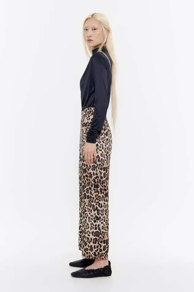 Beige Leopard Fluid Trousers Leopard Beige Women Bimba Y Lola Total Look Beige Leopard Fluid Trousers Leopard Beige Women Bimba Y Lola Total Look