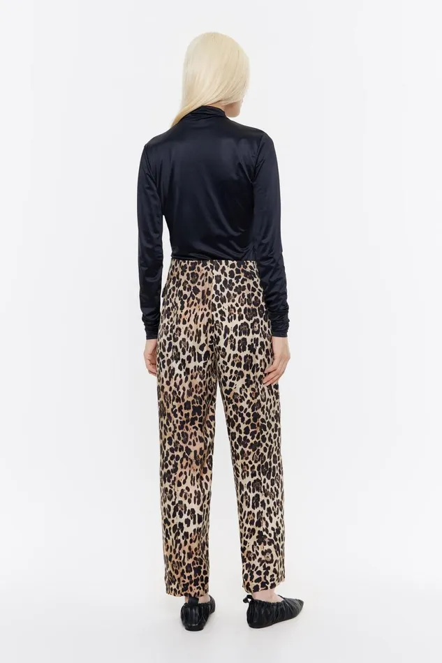 Beige Leopard Fluid Trousers Leopard Beige Women Bimba Y Lola Total Look Beige Leopard Fluid Trousers Leopard Beige Women Bimba Y Lola Total Look