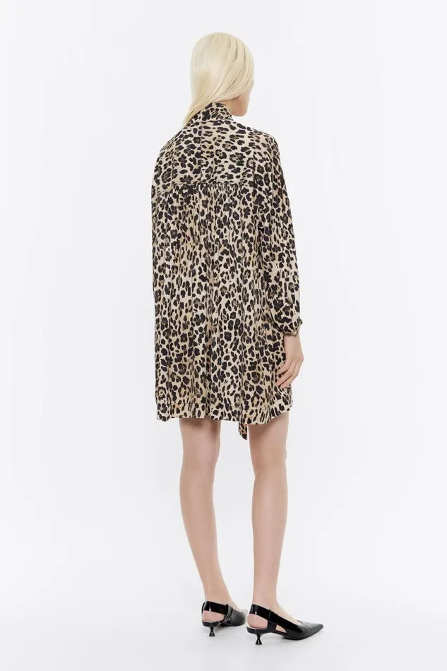 Beige Leopard Maxi Bow Dress Leopard Beige Women Bimba Y Lola Dresses And Jumpsuits Beige Leopard Maxi Bow Dress Leopard Beige Women Bimba Y Lola Dresses And Jumpsuits