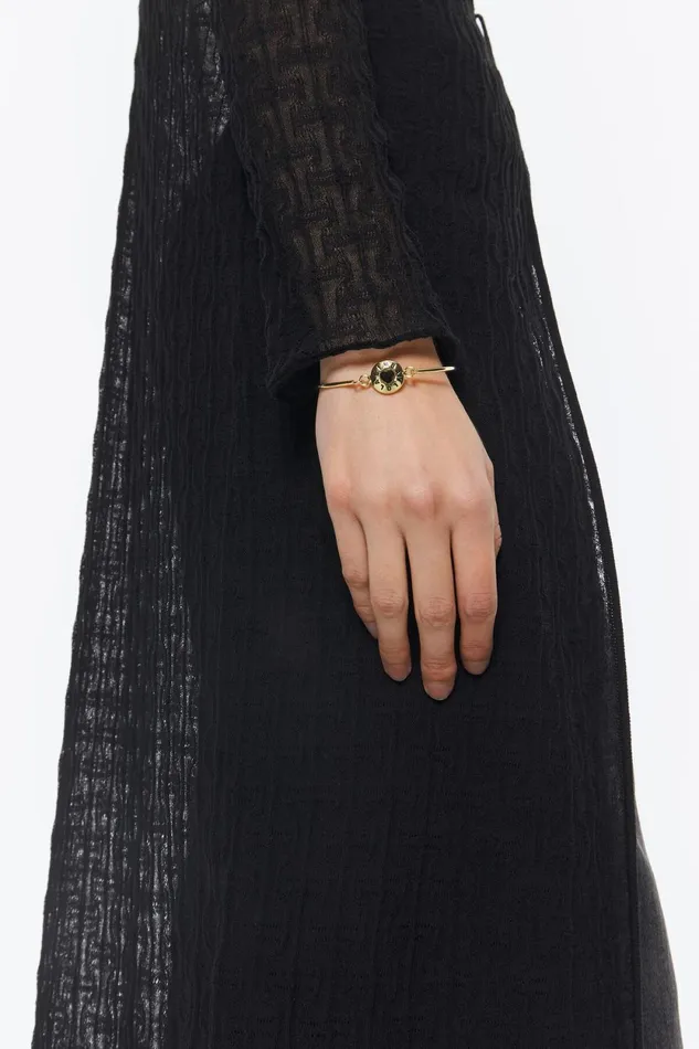 Black Candy Logo Bracelet Black Women Bimba Y Lola Jewelry