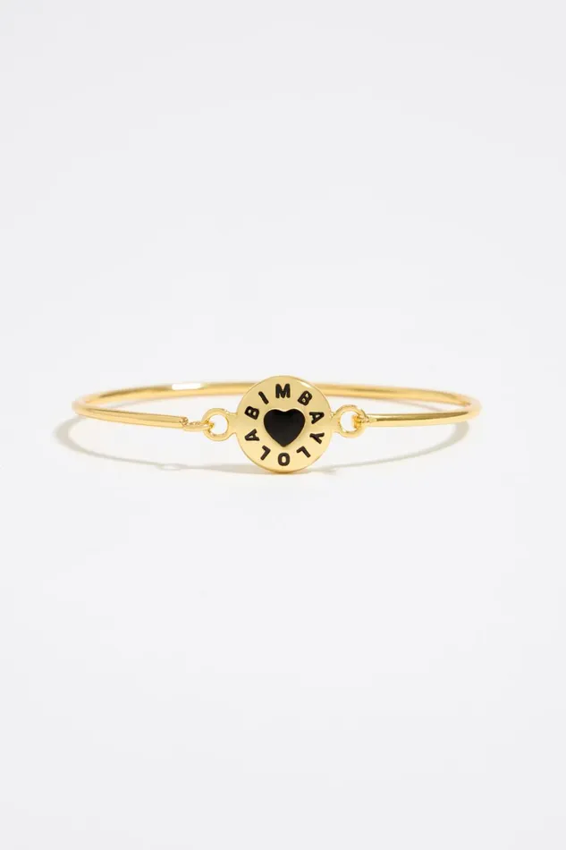 Black Candy Logo Bracelet Black Women Bimba Y Lola Jewelry