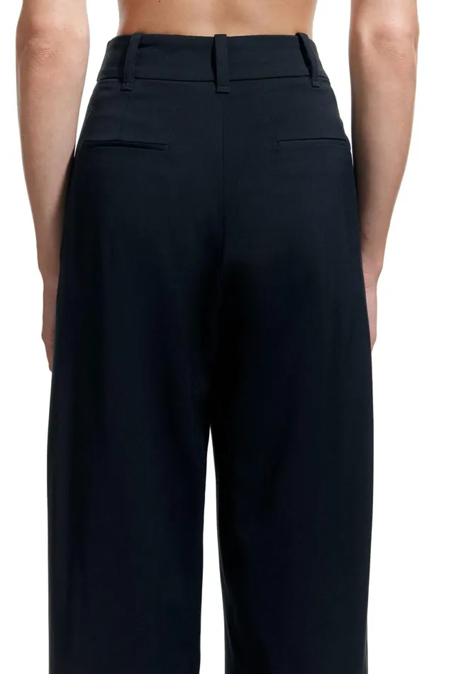 Black Maxi Pleat Trousers Black Women Bimba Y Lola Bimba Y Palomo Black Maxi Pleat Trousers Black Women Bimba Y Lola Bimba Y Palomo