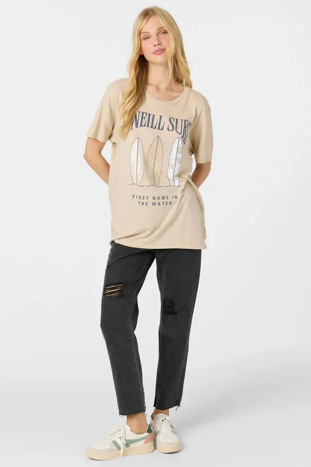 BOARD COLLECTION TEE Cement Women O039NEILL Clothing