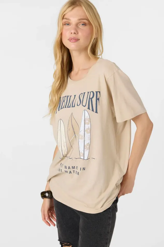 BOARD COLLECTION TEE Cement Women O039NEILL Clothing