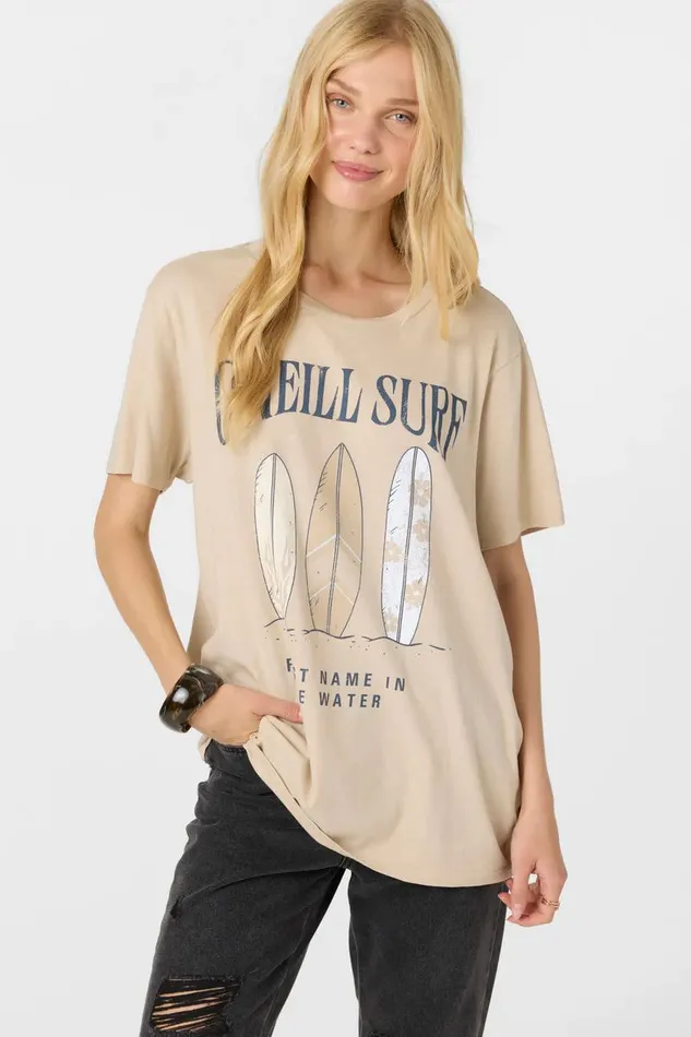BOARD COLLECTION TEE Cement Women O039NEILL Clothing