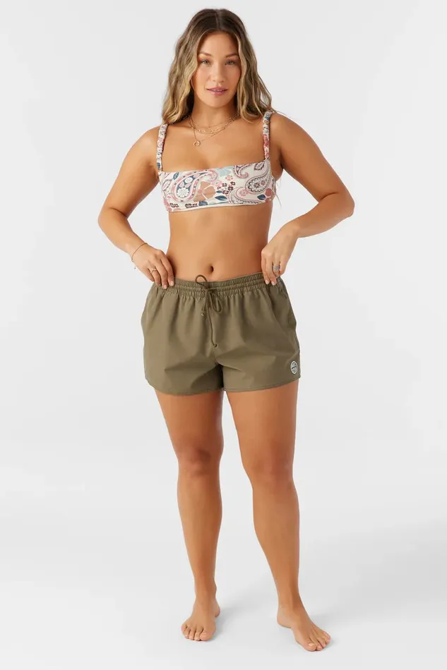 BONEYARD 3034 ELASTIC BOARDSHORTS Military Olive Women O039NEILL Swim