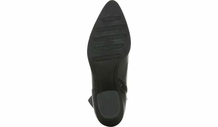 Booties Women Franco Sarto Sarto Kinga Block Heel Bootie Black Leather