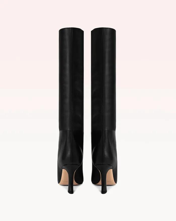 Boots Women Alexandre Birman Brena Knee High Boot 8211 Luxury Leather Boots Black