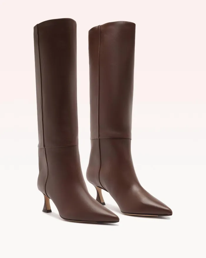 Boots Women Alexandre Birman Brena Tall Boot 8211 Luxury Leather Boots 8211 Brown KneeHigh Boots Alexandre Birman Rich Brown Boots Women Alexandre Birman Brena Tall Boot 8211 Luxury Leather Boots 8211 Brown KneeHigh Boots Alexandre Birman Rich Brown