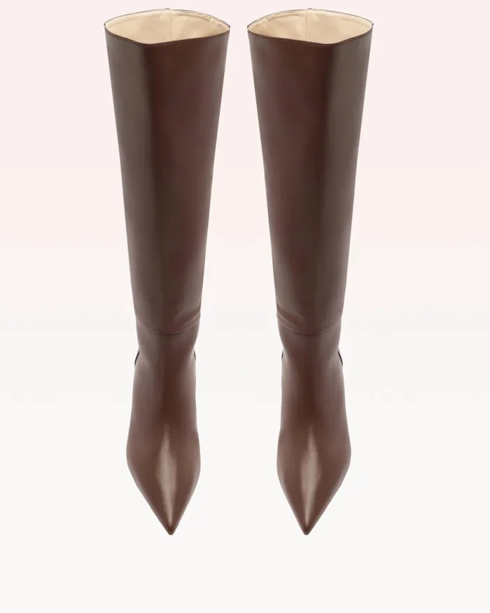 Boots Women Alexandre Birman Brena Tall Boot 8211 Luxury Leather Boots 8211 Brown KneeHigh Boots Alexandre Birman Rich Brown Boots Women Alexandre Birman Brena Tall Boot 8211 Luxury Leather Boots 8211 Brown KneeHigh Boots Alexandre Birman Rich Brown