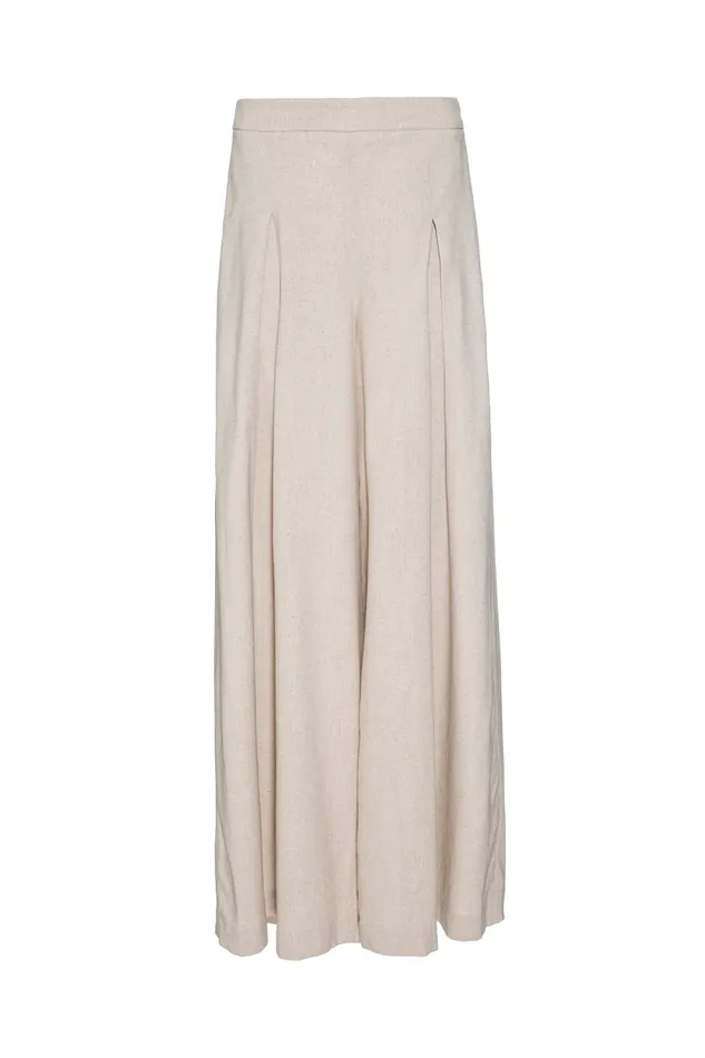 Bottoms Women PatBO Wide Leg Linen Pants FINAL SALE