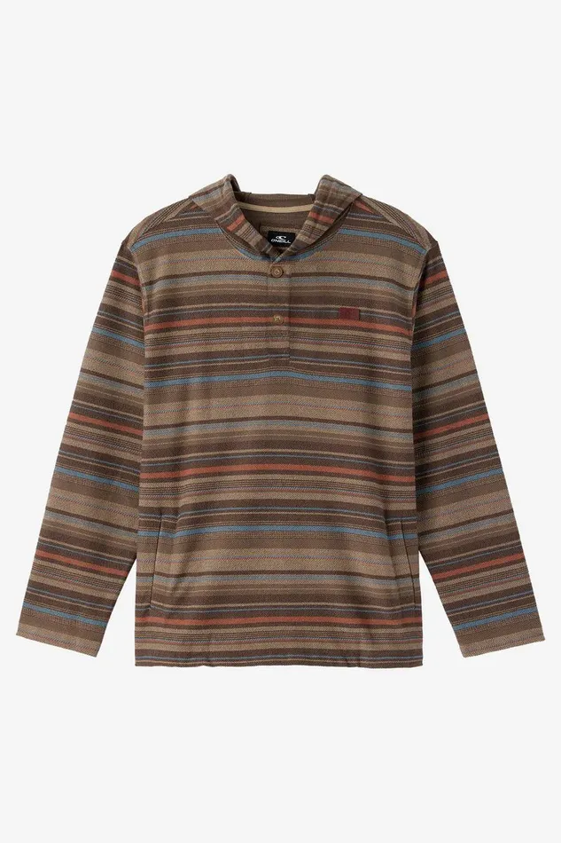 BOY039S BAVARO STRIPE PONCHO PULLOVER FLEECE Chocolate Chip Kids O039NEILL Boy039S Clothing