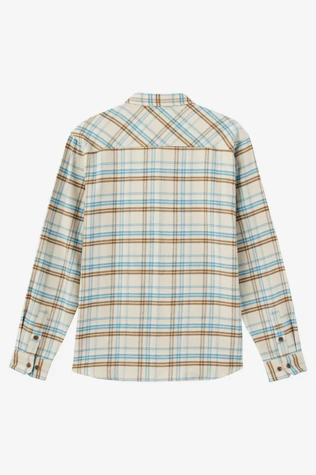 BOY039S REDMOND PLAID LONG SLEEVE SHIRT Lt Khaki Kids O039NEILL Boy039S Clothing