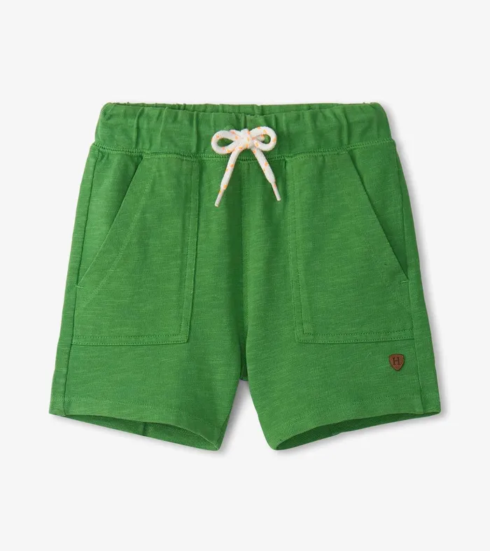 Boys Camp Green Relaxed Shorts Hatley