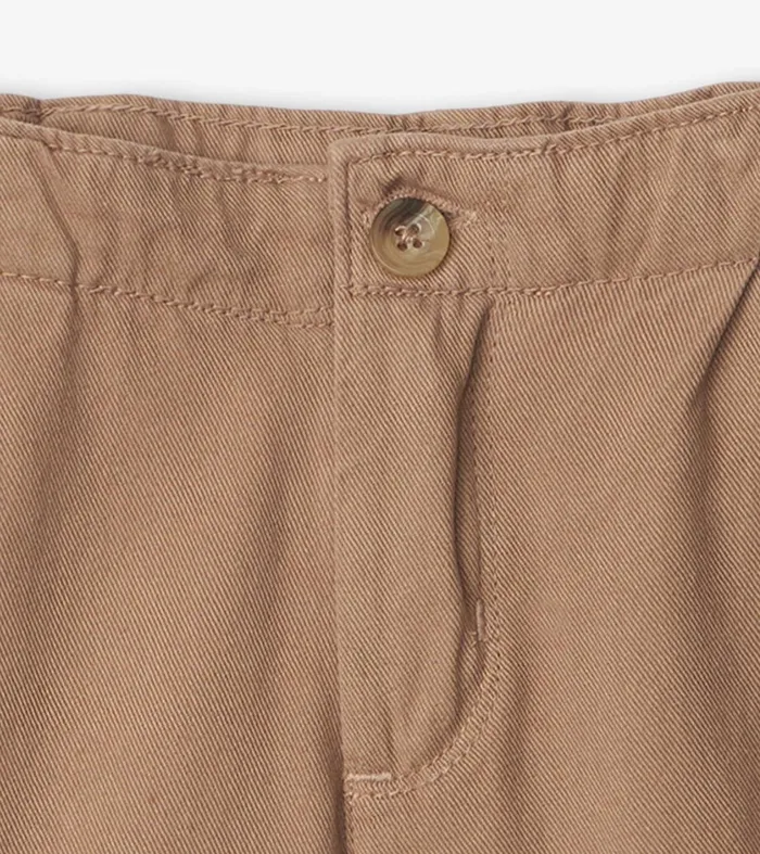Boys Khaki Twill Shorts Hatley
