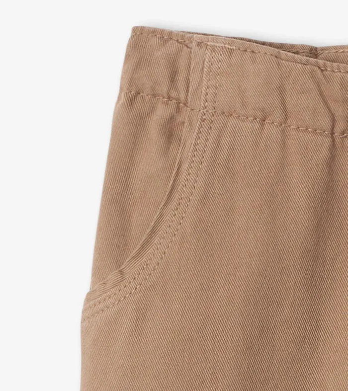 Boys Khaki Twill Shorts Hatley