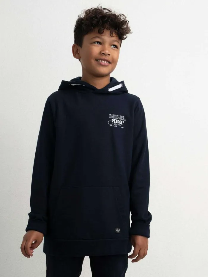 Boys Knits and Sweats Petrol Industries Comfortable Hoodie Midnight Navy