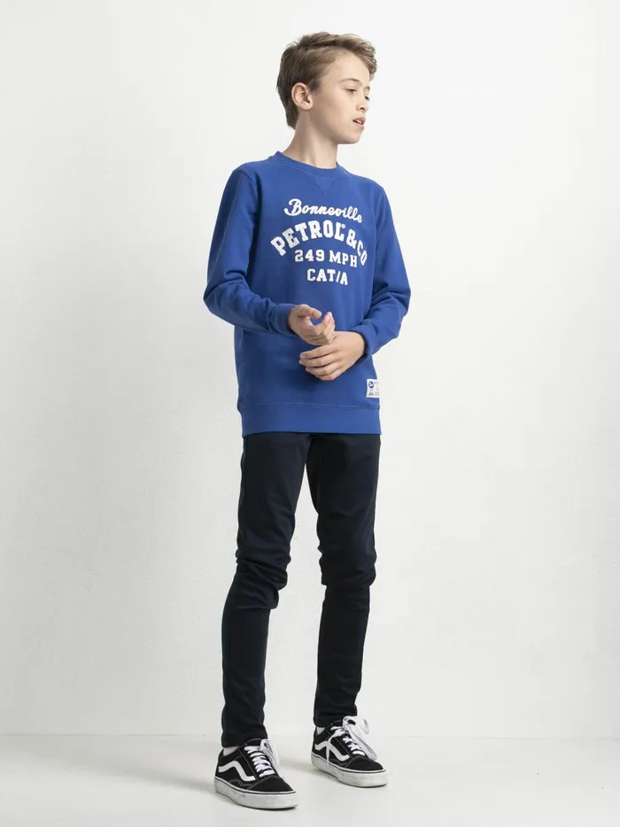 Boys Pants Petrol Industries Chino Trousers Midnight Navy