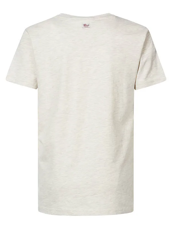 Boys TShirts Petrol Industries Artwork TShirt Antique White Melee