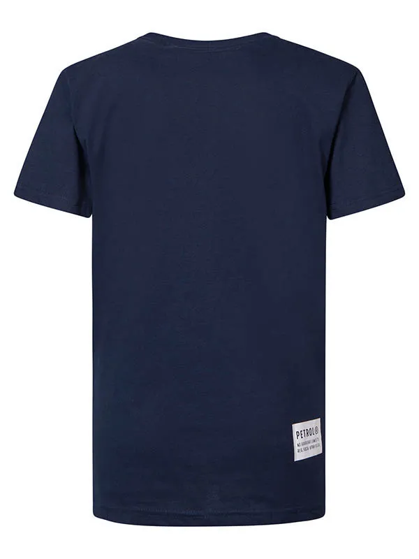 Boys TShirts Petrol Industries Pocket TShirt Midnight Navy