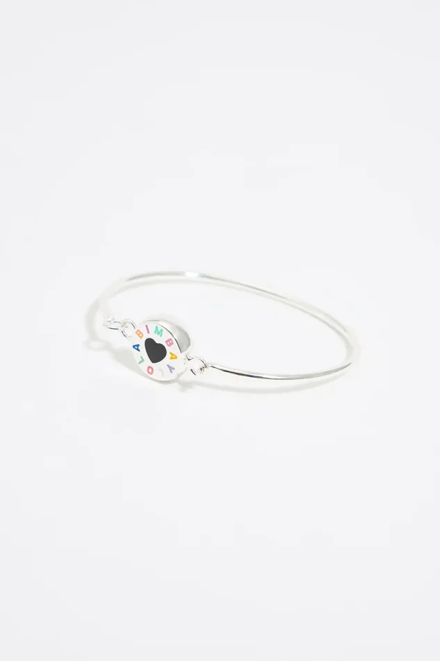 Bracelet Logo Multicolore Argent Silver Women Bimba Y Lola Jewelry