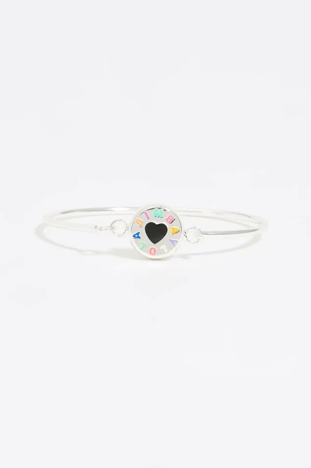 Bracelet Logo Multicolore Argent Silver Women Bimba Y Lola Jewelry